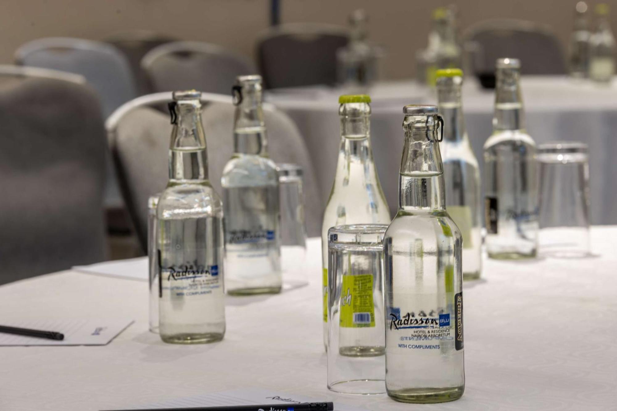Radisson Blu Hotel & Residence Nairobi Arboretum Zewnętrze zdjęcie Bottles of Red Hill Spring water